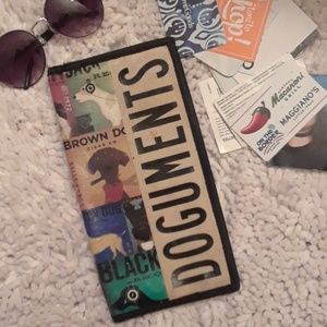 Canvas 'dog'uments pouch